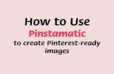 Pinterest Tutorials: How to Use Pinstamatic To Create Pinterest Pins