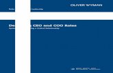Designing CEO COO Roles Insight
