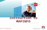 Intruction to Use MAPINFO 20031030 B 1.0