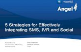 5 Strategies For Effectively Integrating SMS, IVR and Social