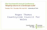 05 - NAAONB Conference 2012 - Roger Thomas, Countryside Council for Wales