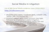 May 8th 11 30 am searching for social media evidence - litigation