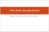 RDA Vocabularies in the Semantic Web by Diane Hillmann
