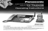 Panasonic KXTG2000B Manual