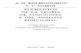 Functional Analysis Kolmogorov