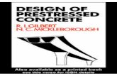 Design of Pre Stressed Concrete Gilbert & Mikleborough