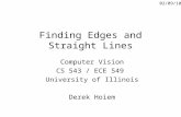 Lecture7 - Finding Edges and Straight Lines