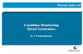 Condition Monitoring of Diesel Generators