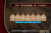 The programme of events