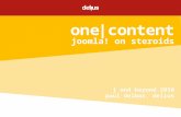 one|content : joomla on steroids