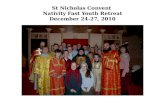 St Nicholas Nativity Fast Youth Retreat