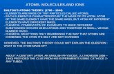 Atoms, Molecules,And Ions
