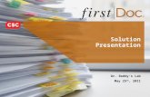 FirstDoc Overview