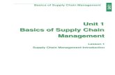 Basics of Supply Chain Managment (Lesson 1)