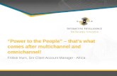 “Power to the People” – that’s what comes after multichannel and omnichannel!