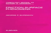 Friction Surface Phenomena