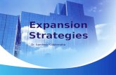 Expansion strategies