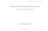Printing of National Identity Cards