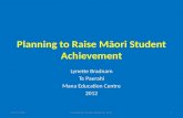 Planning to raise Māori student achievement