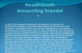 HeatlhSouth Accounting Scandal