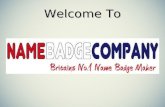 Name badge company