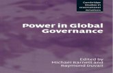 Power in Global Governance Yazar- Michael N. Barnett-Raymond Duvall