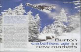 Burton Catches Air in New Markets