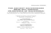 Macedonians were not Greeks