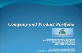 Company and product portfolio of Tricon 20131122