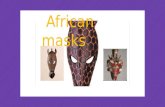 Features of African masks
