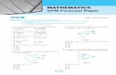 Mathematics SPM Forecast Papers