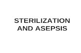 Sterilization and Asepsis Oral Surgery