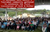 Books of Ruth and Esther published in Mexico's Tojolabal language