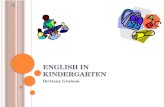 English in kindergarten