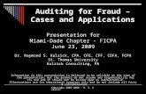 Fraud Cases in Auditing
