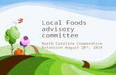 Local foods advisory committee