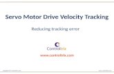 Filtering servo motor- Reducing velocity tracking error