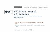 Vessel Efficiency competition - dstl - challenges