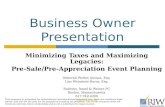 Estate Planning For The Business Owner   Updated 1 5 2011 For 2010 Tax Act