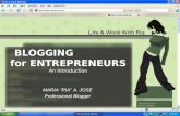 Blogging For Entreps Intro