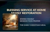 Jewish blessings  Benshen - Bircath Hamazon, Blessing Service at Jewish Homes for Family Restoration