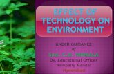 Effect of technology on environment