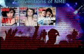 Conventions of nme magazine