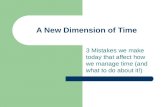 A New Dimension Of Time Ppt Time Design