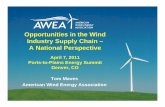Opportunities in the Wind Industry Supply Chain