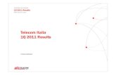Telecom Italia 1Q 2011 Results (Bernabè)