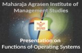 Functions Of Operating Systems