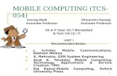 Mobile Computing UNIT 1
