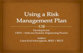 Risk management plan   loren schwappach