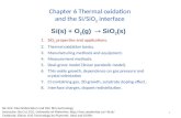 Chapter 6 Thermal Oxidation _ I Bo Cui